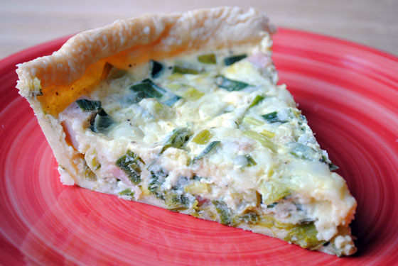 Ham & Leek Quiche