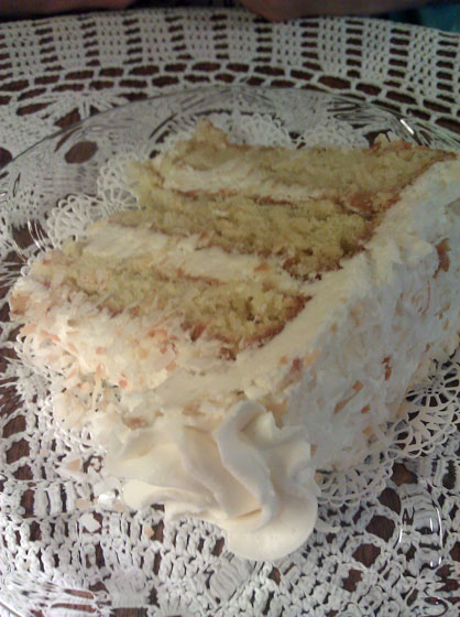 Burdett's Coconut Cake