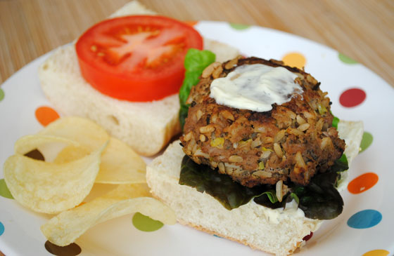 Dijon & Wild Rice Turkey Burger