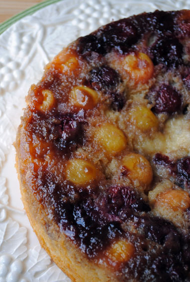 Double Cherry Upside Down Cake