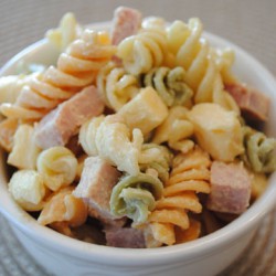 Ham & Smoked Gouda Pasta Salad