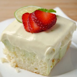 Key Lime Poke Cake