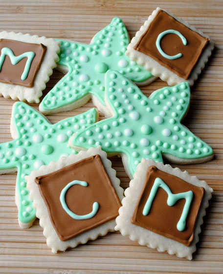 Starfish & Initial Sugar Cookies