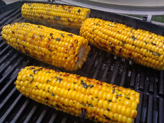 Corn on the Cob with Taco Butter