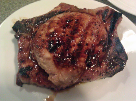 Pork Chops with Maple-Apple Glaze