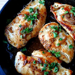 Chicken with Honey-Beer Sauce by So, How's It Taste? www.leah-claire.com