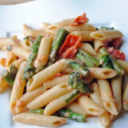 Tomato & Asparagus Carbonara