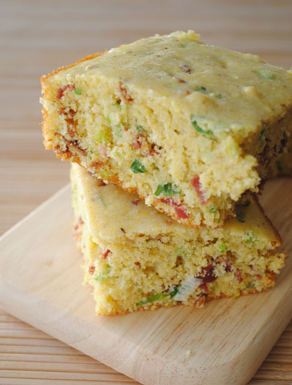 Bacon-Scallion Cornbread