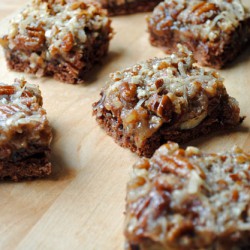 German Chocolate Pecan Pie Bars