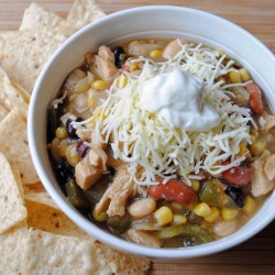 Chicken & Three Bean Chili Verde