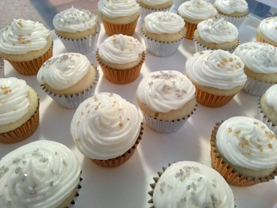 Mini Champagne Cupcakes