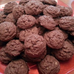 Mint Chocolate Pudding Cookies