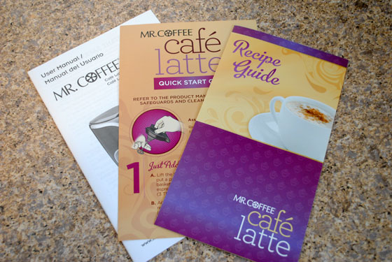 Mr. Coffee Cafe Latte Manual