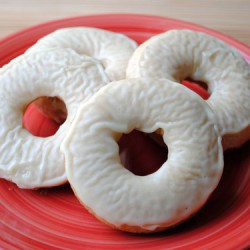 Baked Eggnog Donuts