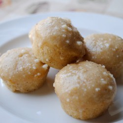 Mini Eggnog Donut Muffins