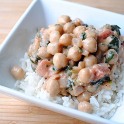 Chickpea Curry with Rice