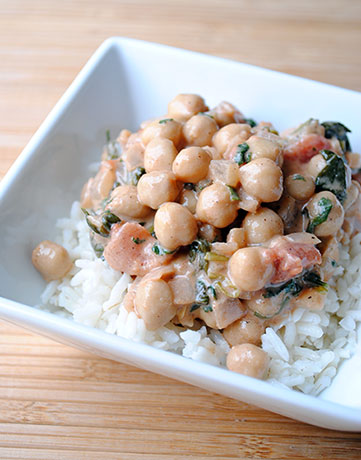 Chickpea Curry with Rice