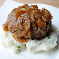 Hamburger Steak with Onion Gravy