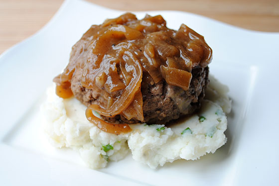 Hamburger Steak with Onion Gravy