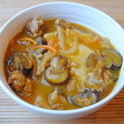 Pierogi, Sausage & Squash Stew