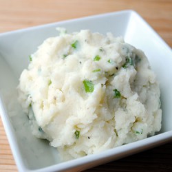 Quick Chive Mashed Potatoes