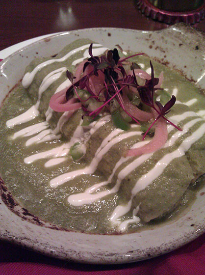 El Vez Chile Verde Enchiladas