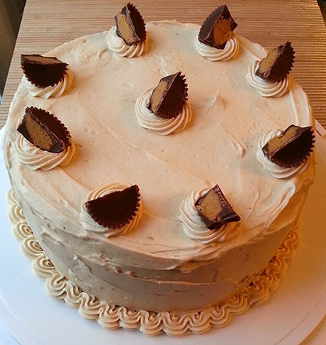 Peanut Butter Chocolate Cake