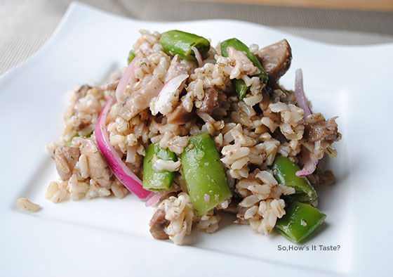 Snap Pea & Brown Rice Salad