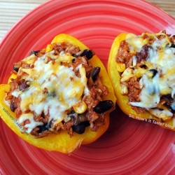 Vegetarian Stuffed Bell Peppers by So, How's It Taste