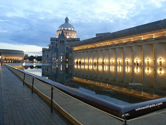 Christian Science Plaza Reflecting Pool on So, How's It Taste? www.leah-claire.com