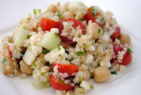 Middle Eastern Bulgur Salad by So, How's It Taste? www.leah-claire.com