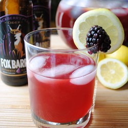 Blackberry Pear Cider Arnold Palmer by So, How's It Taste? www.leah-claire.com