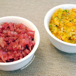 Sweet & Sour Onions and Bell Pepper Relish by So, How's It Taste? www.leah-claire.com