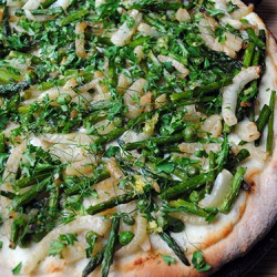 Spring Vegetable Pizza and Gremolata by So, How's It Taste? www.leah-claire.com