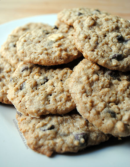 Every Chip Oatmeal Cookies by So, How's It Taste? www.leah-claire.com