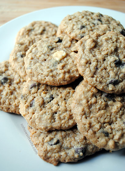 Every Chip Oatmeal Cookies by So, How's It Taste? www.leah-claire.com