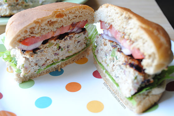 Garden Turkey Burger by So, How's It Taste? www.leah-claire.com