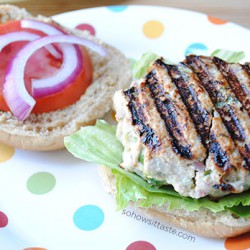 Garden Turkey Burger by So, How's It Taste? www.leah-claire.com