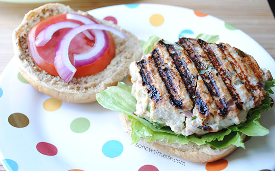 Garden Turkey Burger by So, How's It Taste? www.leah-claire.com