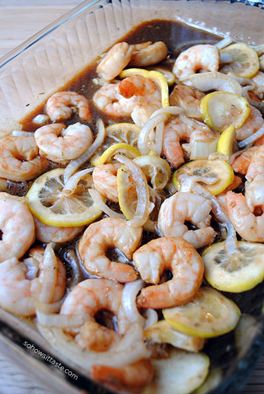 Alabama-Style Shrimp Bake by So, How's It Taste? www.leah-claire.com