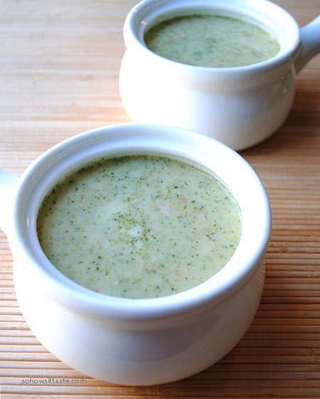 Broccoli Cheese Soup by So, How's It Taste? www.leah-claire.com