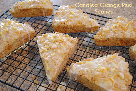 Candied Orange Peel Scones | So, How's It Taste?