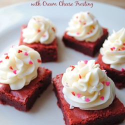 Red Velvet Brownies with Cream Cheese Frosting | So, How's It Taste?
