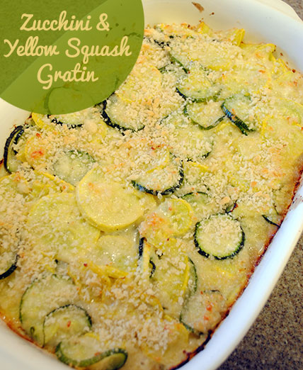 Zucchini & Yellow Squash Gratin