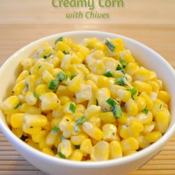 Creamy Corn with Chives