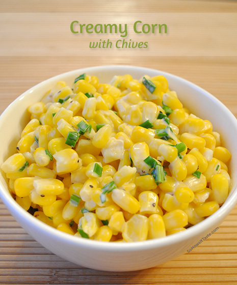 Creamy Corn with Chives