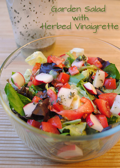 Garden Salad with Herbed Vinaigrette