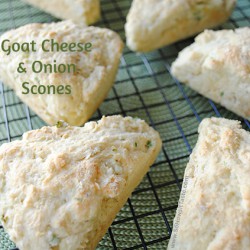 Goat Cheese & Onion Scones