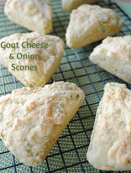 Goat Cheese & Onion Scones