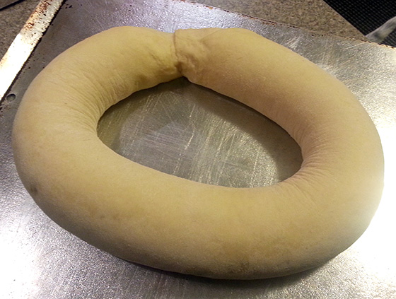 King Cake dough ring